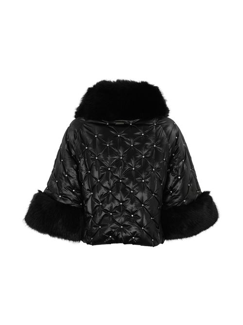 Cappa gioiello con faux fur NO SECRETS | 243SS006LIQUIRIZIA